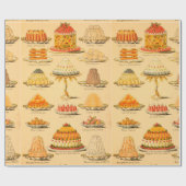 Vintage Küchenküche Geschenkpapier (Flach)