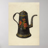 Vintage Küchenmauer Art Antiquitätendose Poster (Vorne)