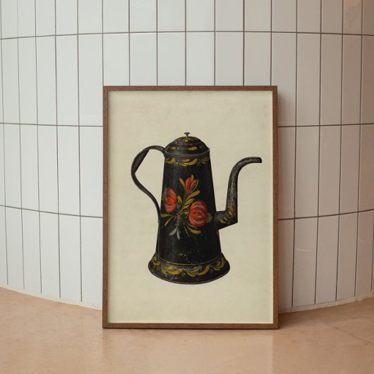 Vintage Küchenmauer Art Antiquitätendose Poster