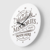 Vintage Küchenquote Acrylmauer Große Wanduhr (Winkel)