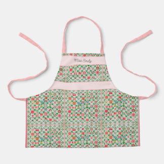 Vintage Küchenschürze - Quilt Stil - Klein Schürze