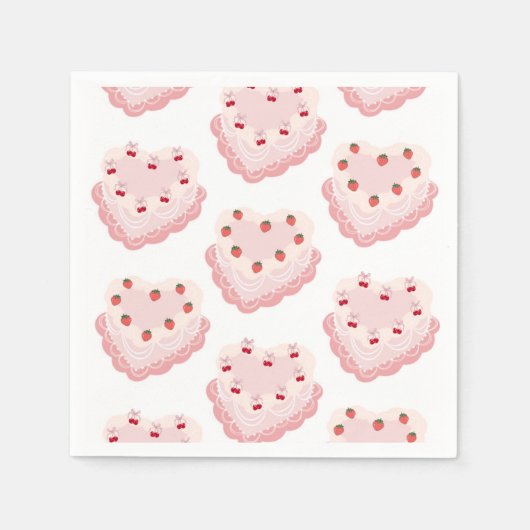 Vintage Kuchenserviette Serviette (Vorderseite)