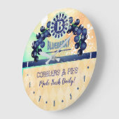 Vintage Kuchenuhr Große Wanduhr (Winkel)