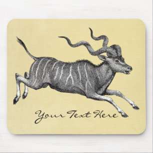 Vintage-Kudu-Mauspad Mousepad
