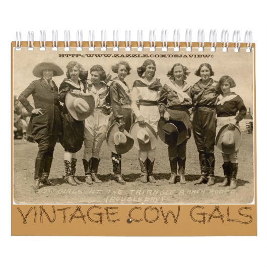 "Vintage Kuh Gallonen " Kalender (Titelbild)