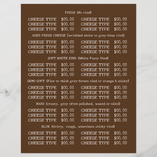 Vintage Kuh, Käsemongerwerbung Flyer (Hinten)