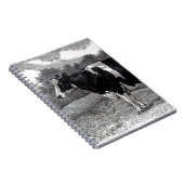 Vintage Kuh Notizblock (Rechte Seite)