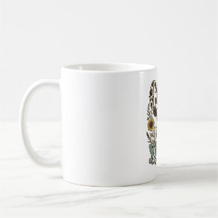 Vintage-Kuh-Yunkie-Sonnenblumen-Bauernhaus-Design_ Kaffeetasse