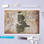 Vintage Kühe Seidenpapier (Handwerk)