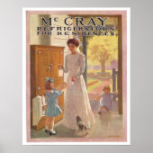 Vintage Kühlschrank-Werbung Poster (Vorne)