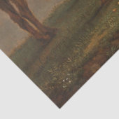 Vintage Kuhmalerei Seidenpapier (Ausschnitt)