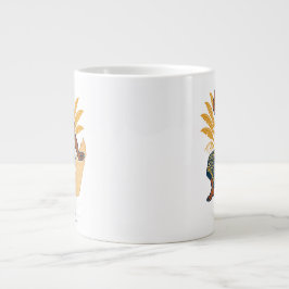 Vintage Kultur-Tänzer Kunst aus Madagaskar - Premi Jumbo-Tasse