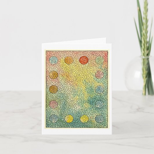 Vintage Kundenkarte Dankeskarte (Vorderseite)