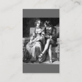 Vintage Kundenkarte Visitenkarte (Rückseite)