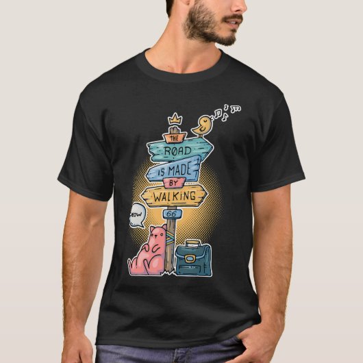 Vintage Kung-Fu T-Shirt (Vorderseite)