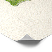 Vintage Kunst Antike Rose Poster (Ecke)