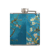 Vintage Kunst Blühen Almond Tree Van Gogh Flachmann (Rückseite)