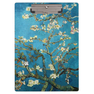 Vintage Kunst Blühender Mandelbaum Van Gogh Klemmbrett