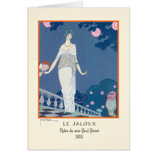 Vintage Kunst Deco Fashion Le Jaloux Georges