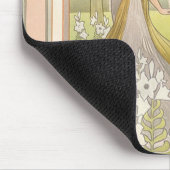 Vintage Kunst-Deko-Art Mousepad (Ecke)