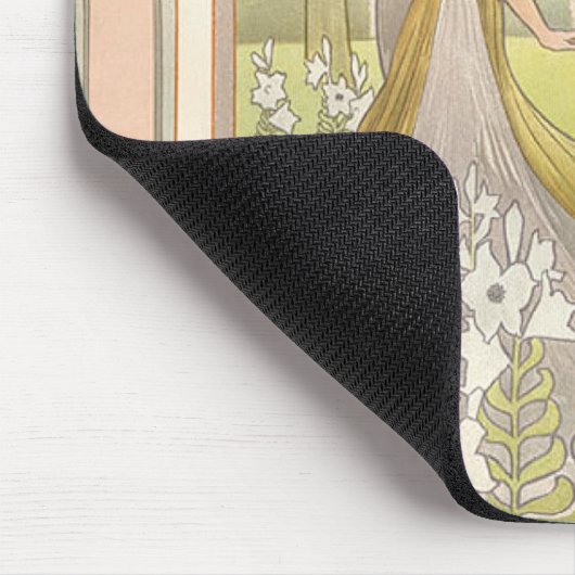 Vintage Kunst-Deko-Art Mousepad (Ecke)