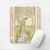 Vintage Kunst-Deko-Art Mousepad (Mit Mouse)