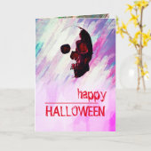 Vintage Kunst der Aquarellkunst Karte (Gelbe Blume)