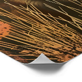 Vintage Kunst der Coyote Poster (Ecke)