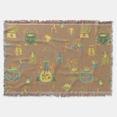 Vintage Kunst der Hexerei Decke (Vorderseite)