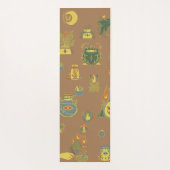 Vintage Kunst der Hexerei Yogamatte (Rückseite)