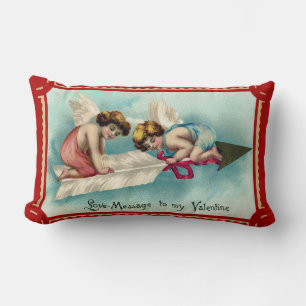 Vintage Kunst des Valentins Lendenkissen
