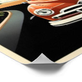 Vintage Kunst, Dichtung und Musik Poster (Ecke)