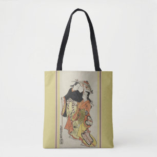 Vintage Kunst Die Schauspieler von Torii Kiyonobu Tasche