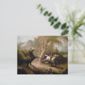 Vintage Kunst, die Stille des Heiligen Postkarte (Stehend Vorderseite)