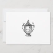 Vintage Kunst Einladung (Rückseite)