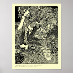 Vintage-Kunst für Morella von Edgar Allan Poe Poster