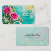 Vintage Kunst & Garten Inspirierte Visitenkarte (Vorne/Hinten)