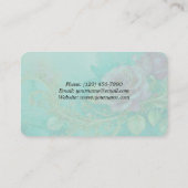 Vintage Kunst & Garten Inspirierte Visitenkarte (Rückseite)