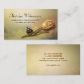 Vintage Kunst gealterte Visitenkarte (Vorne/Hinten)