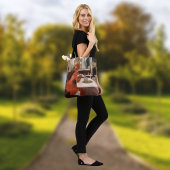 Vintage Kunst - Im Café - Fernand Lungren Platz Tasche