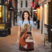 Vintage Kunst - Im Café - Fernand Lungren