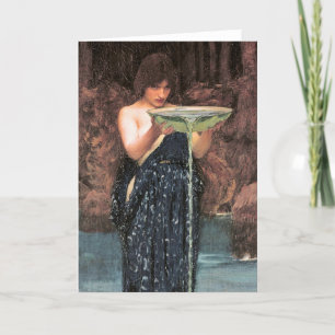 Vintage-Kunst John W. Waterhouse Circe Invidiosa Dankeskarte