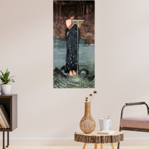 Vintage-Kunst John W. Waterhouse Circe Invidiosa  Poster