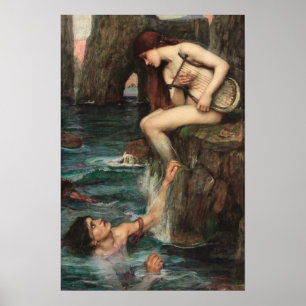 Vintage-Kunst John William Waterhouse Poster