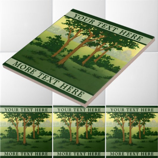 Vintage Kunst & Kunsthandwerk Stilwald-Friesenvorl Fliese