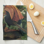 Vintage Kunst, Liebhaber der Abenddämmerung, Sir J Geschirrtuch (Viertel Falte)