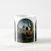 Vintage Kunst, Liebhaber der Abenddämmerung, Sir J Kaffeetasse (Mittel)