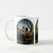 Vintage Kunst, Liebhaber der Abenddämmerung, Sir J Kaffeetasse (Links)