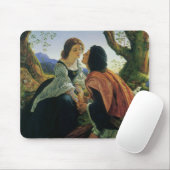 Vintage Kunst, Liebhaber der Abenddämmerung, Sir J Mousepad (Mit Mouse)
