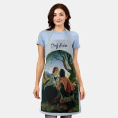 Vintage Kunst, Liebhaber der Abenddämmerung, Sir J Schürze (Getragen)